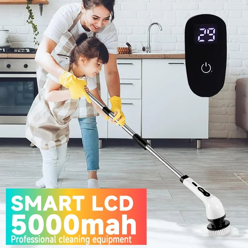 Zentryx™ PowerScrub Pro – 7-in-1 Electric Cleaning Brush
